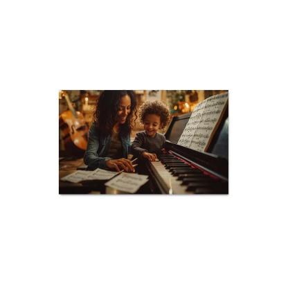 A Symphony Of Love A Mothers Unforgettable Melodies Canvas Paintings Frame