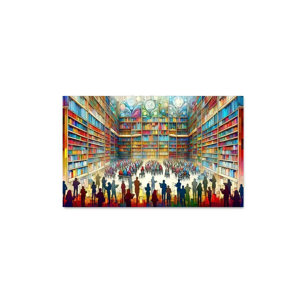 Words Unseen The Impact Of Literacy And Education Multi-panel Paintings