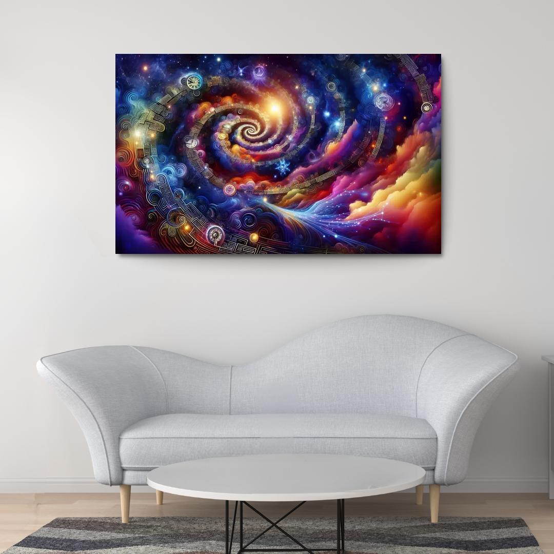 Labyrinth Of Time And Space Premium Artwork Frames