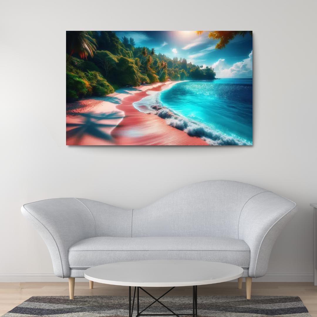 Hidden Oasis Tranquil Waters And Lush Landscapes Premium Artwork Frames