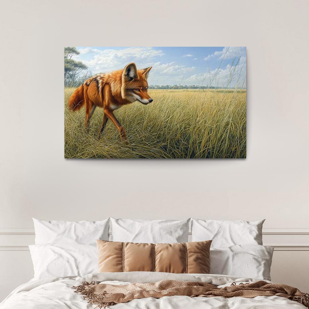 The Serene Maned Wolf The Tallest Canid Art Trends