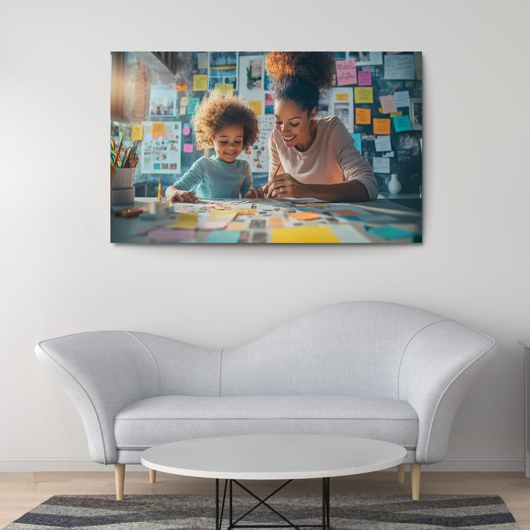 Wings Of Encouragement A Mothers Support Custom Paintings Frame