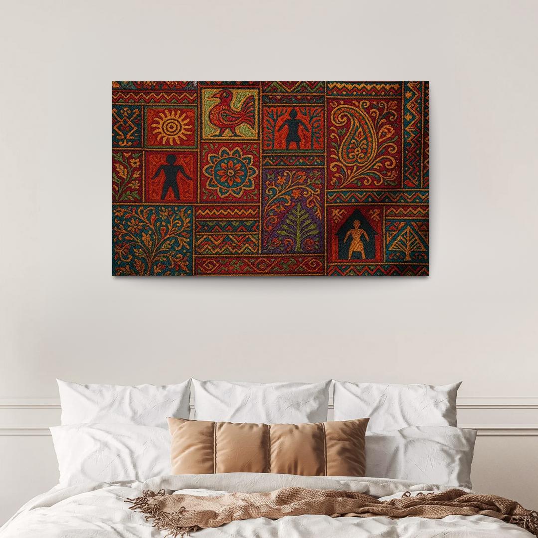 Threads Of Heritage Celebrating Cultural Preservation Through Art Premium Artwork Frames