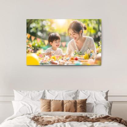Moments Of Joy Celebrating Togetherness Custom Paintings Frame