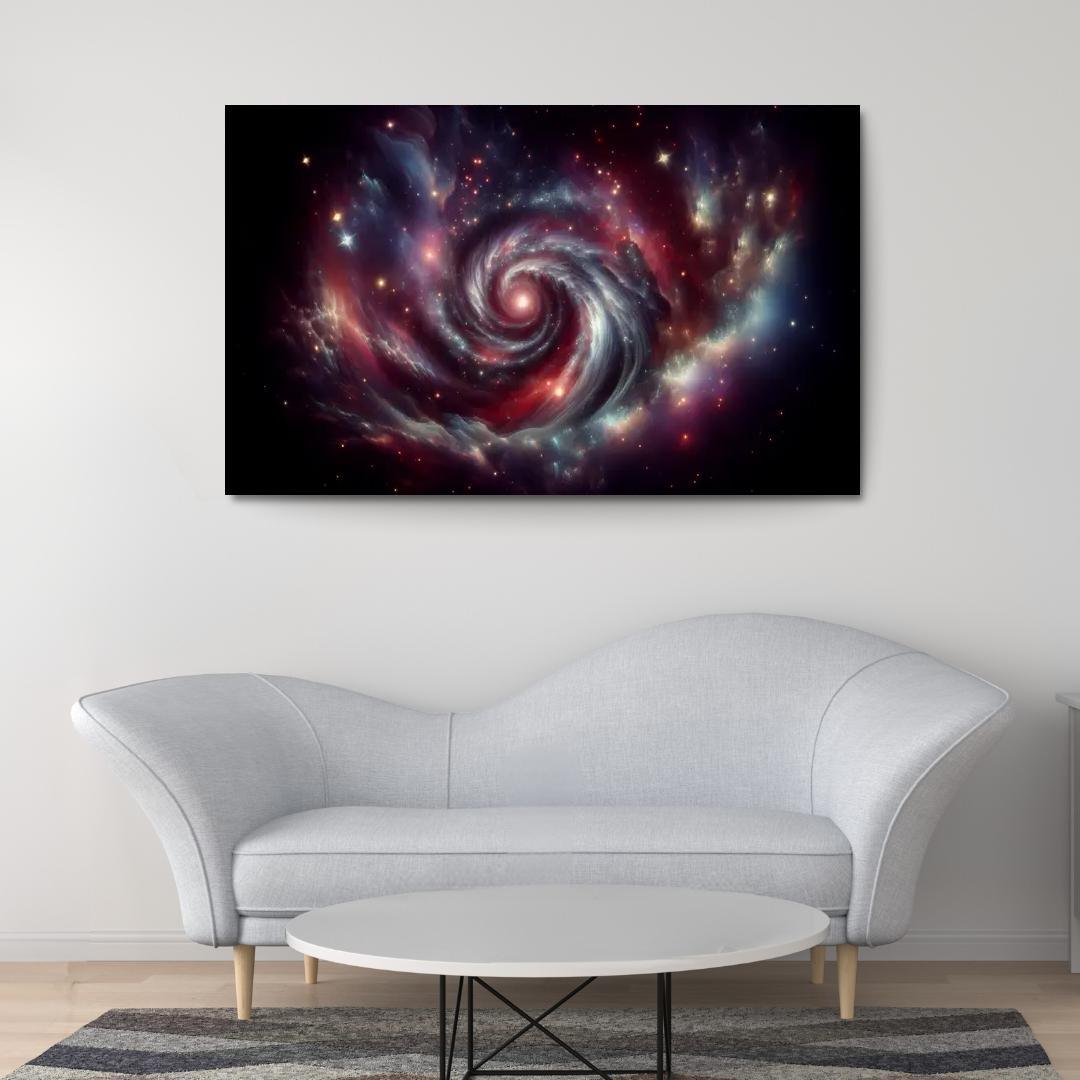 The Curious Case of Dark Matter Halos 1 Piece HD Canvas Wall Art-Original Frame