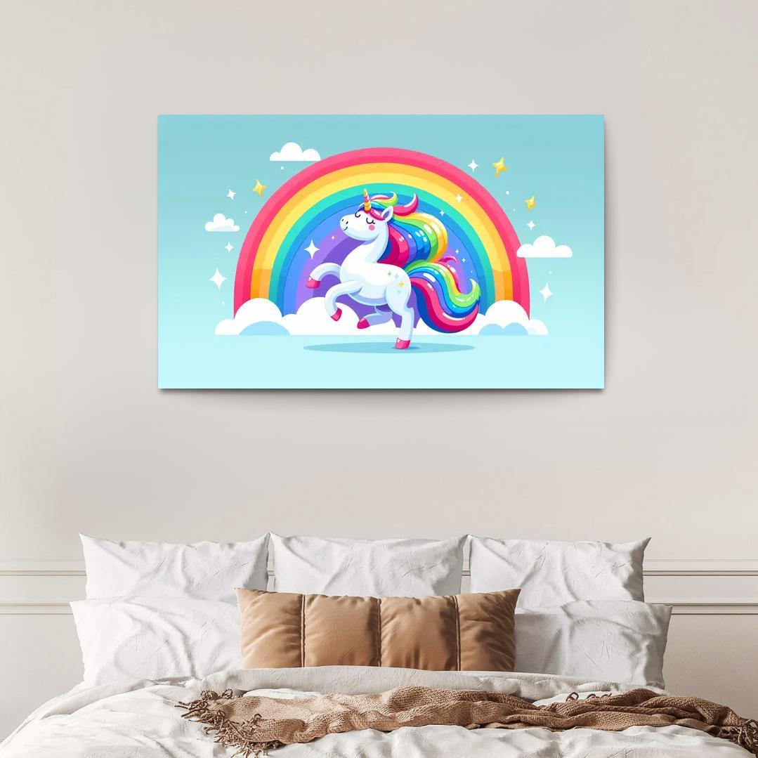 Magical Unicorn Modern Paintings Frame