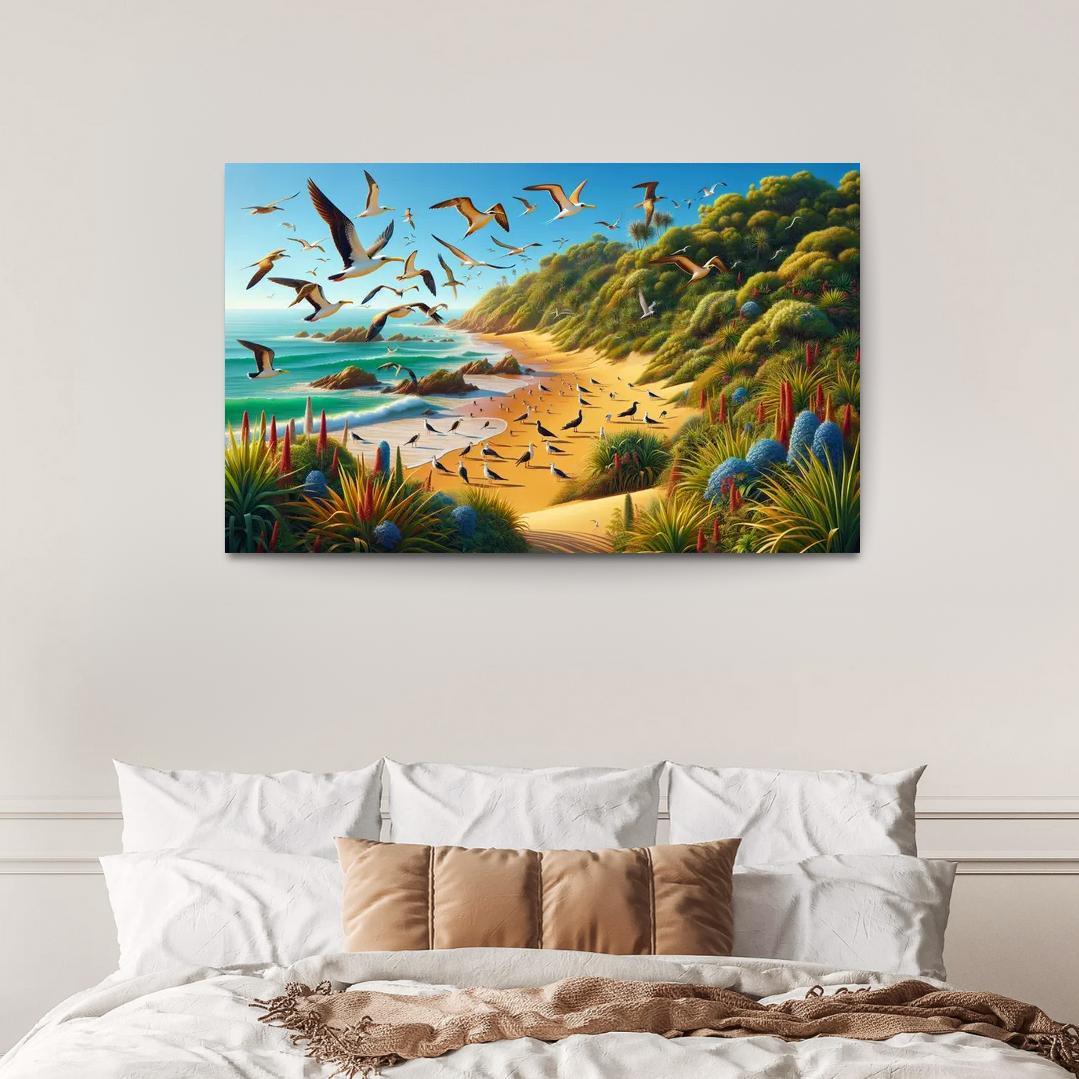 Eagle Nest Beach A Wildlife Sanctuary Custom Paintings Frame