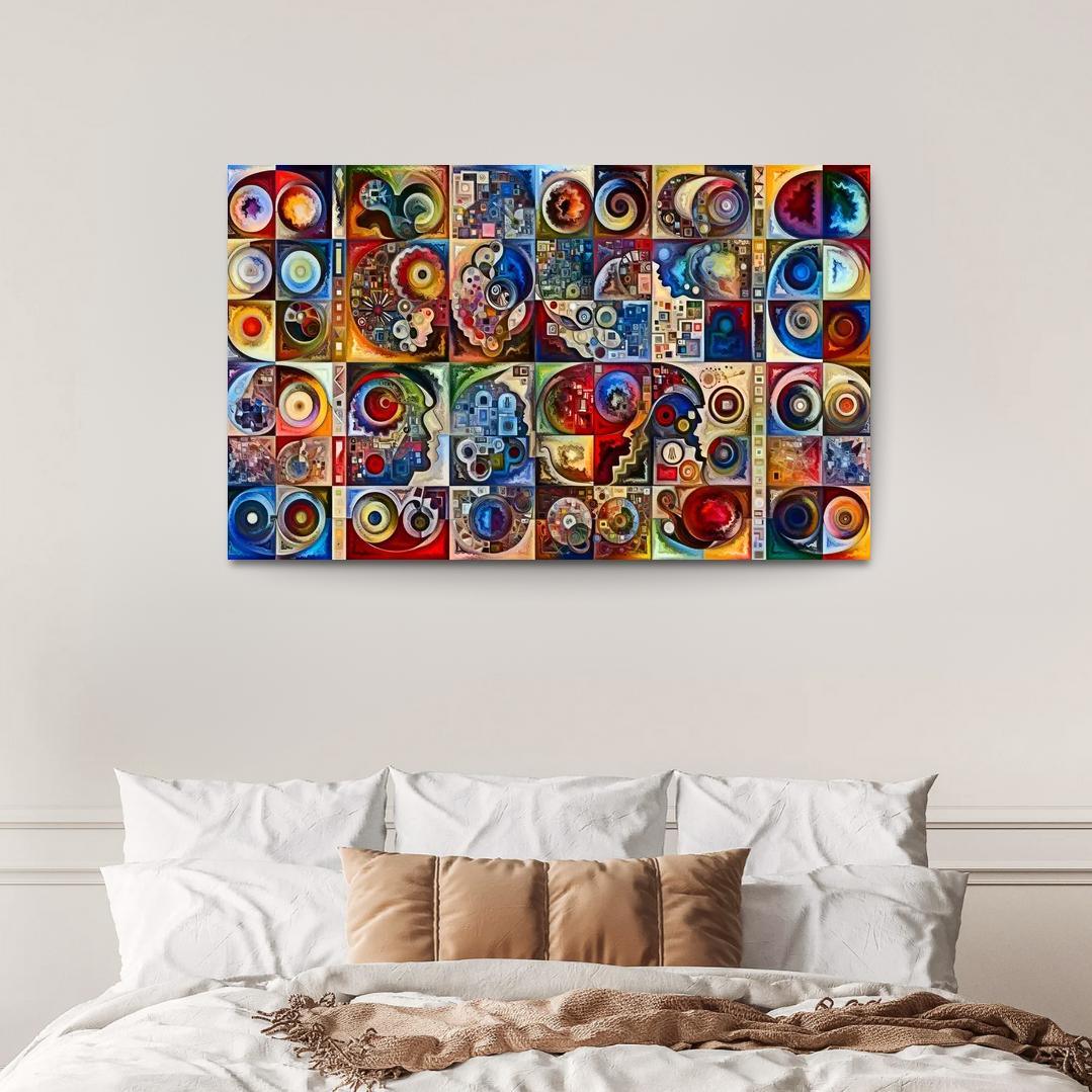 Crisis Of Identity Exploring Intersectionality Multi-panel Paintings