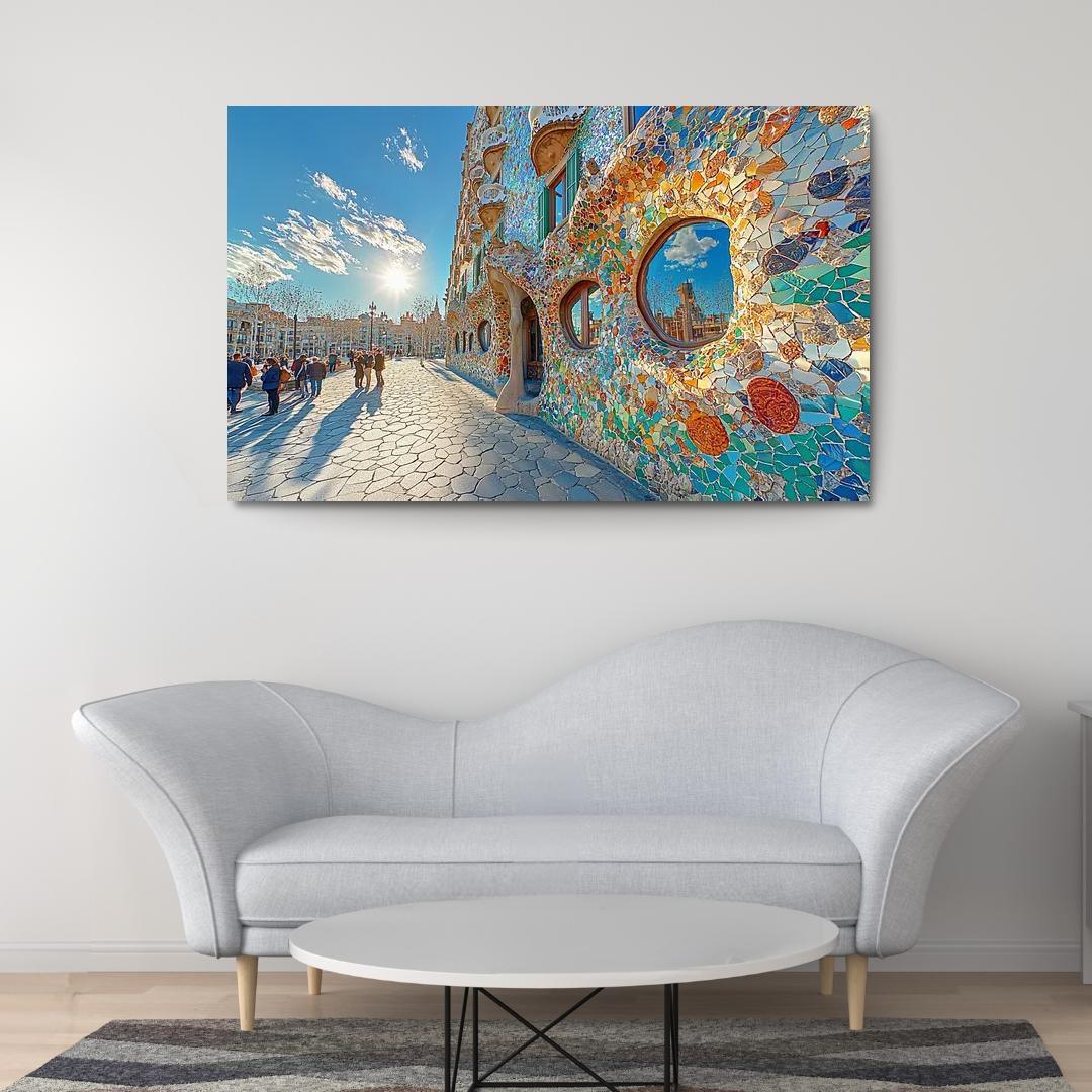 Casa Batll Abstract Paintings Frame