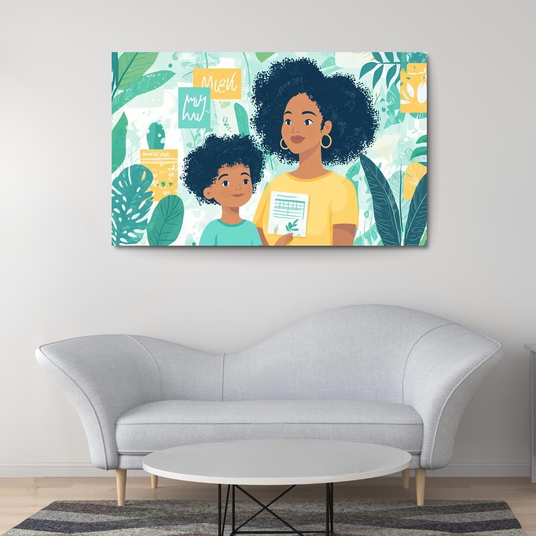 The Shield Of Strength A Mothers Protective Love One-piece Frames