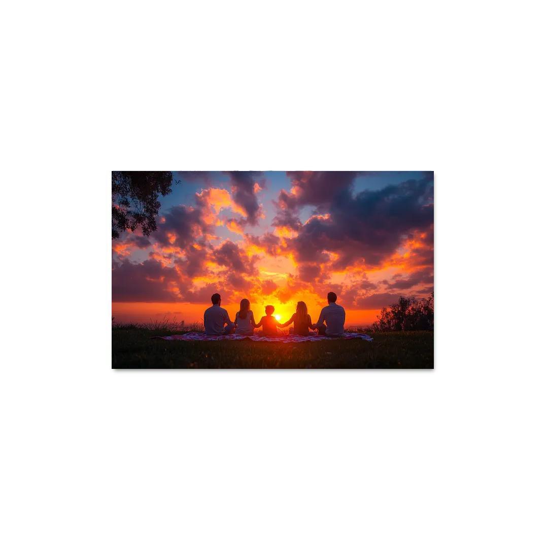 Sunset Reflections A Mother's Guiding Light One-piece Frames