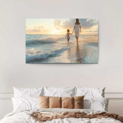 Embracing Change A Mothers Support Through Transitions Canvas Paintings Frame