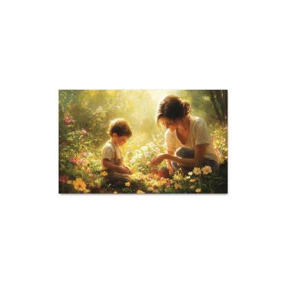 A Mothers Garden The Blooms Of Love Canvas Paintings Frame