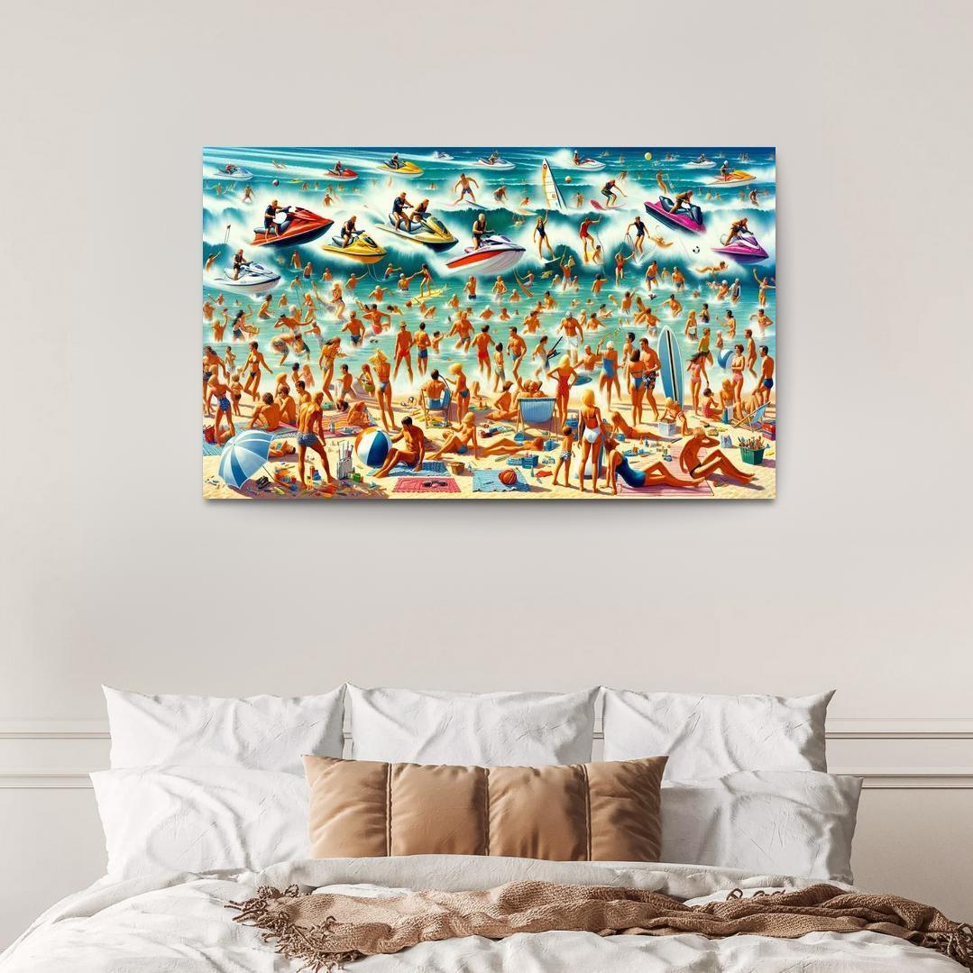 Adventure Cove Thrills On The Water Abstract Paintings Frame