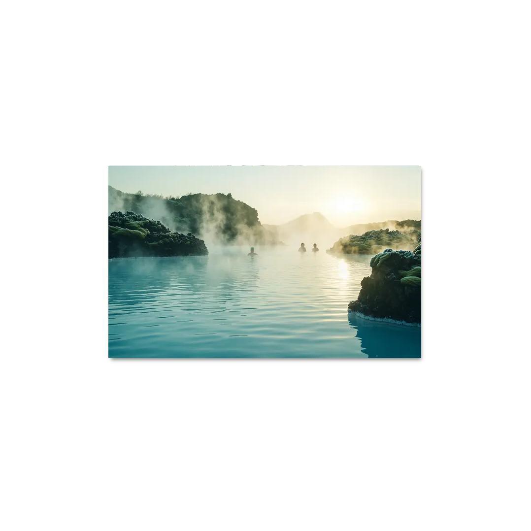 The Blue Lagoon Abstract Paintings Frame