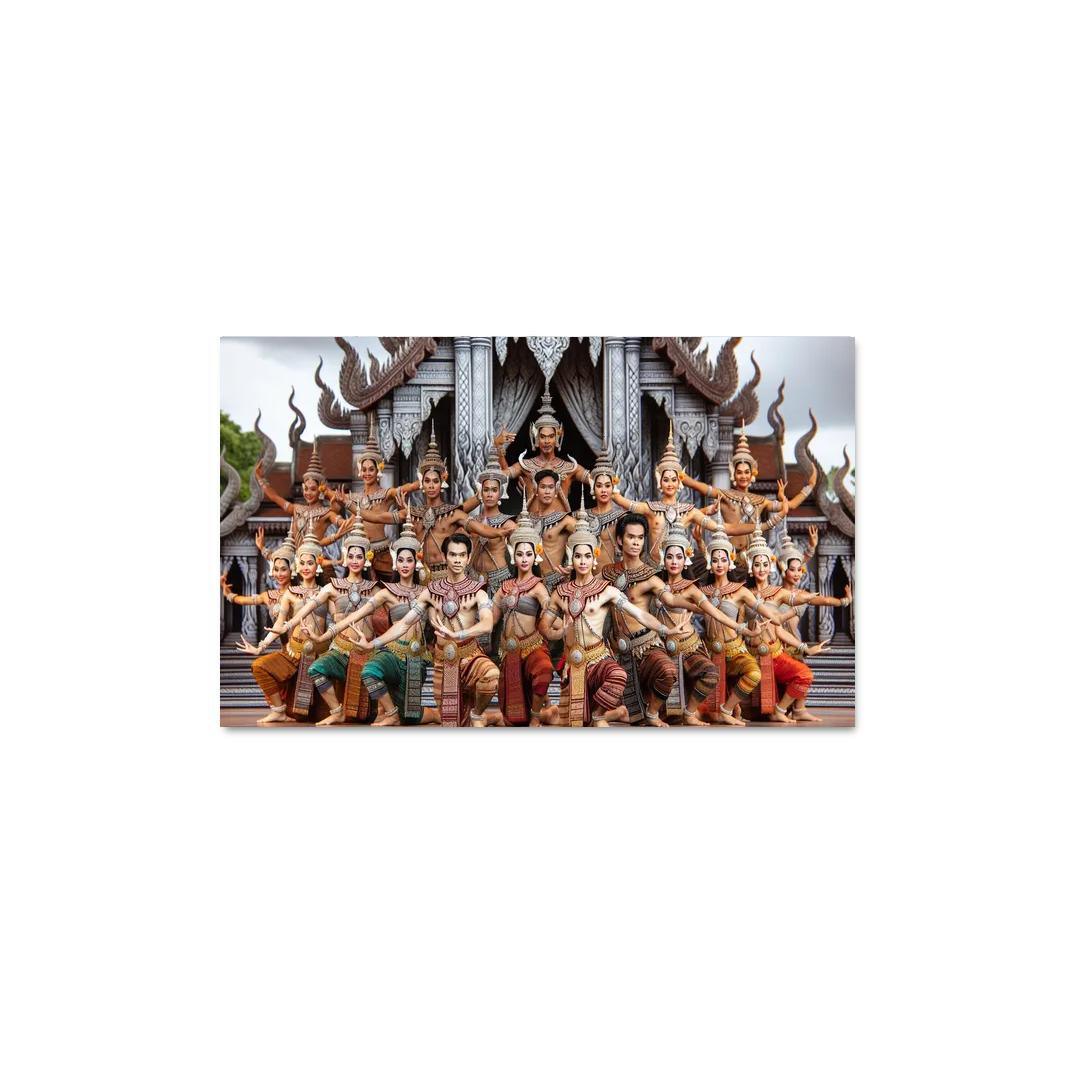Khmer Dance The Grace Of Cambodia Modern Paintings Frame