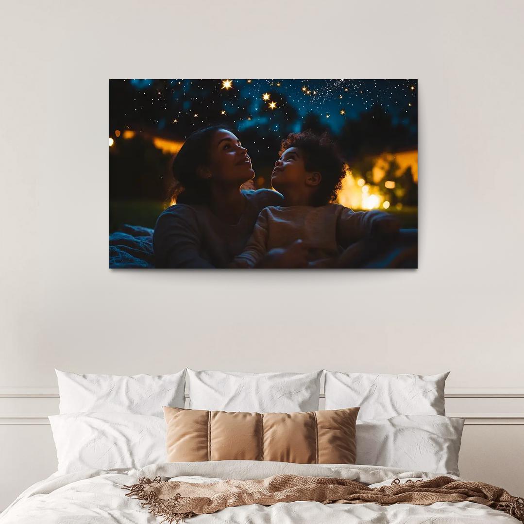 The Stars Of Our Story A Mothers Influence Custom Paintings Frame