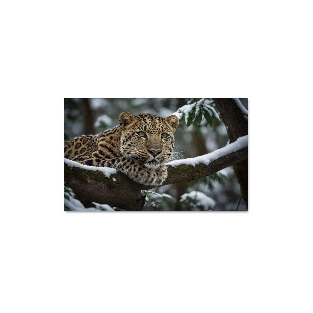 The Magnificent Amur Leopard Ghost Of The Forest Canvas Paintings Frame