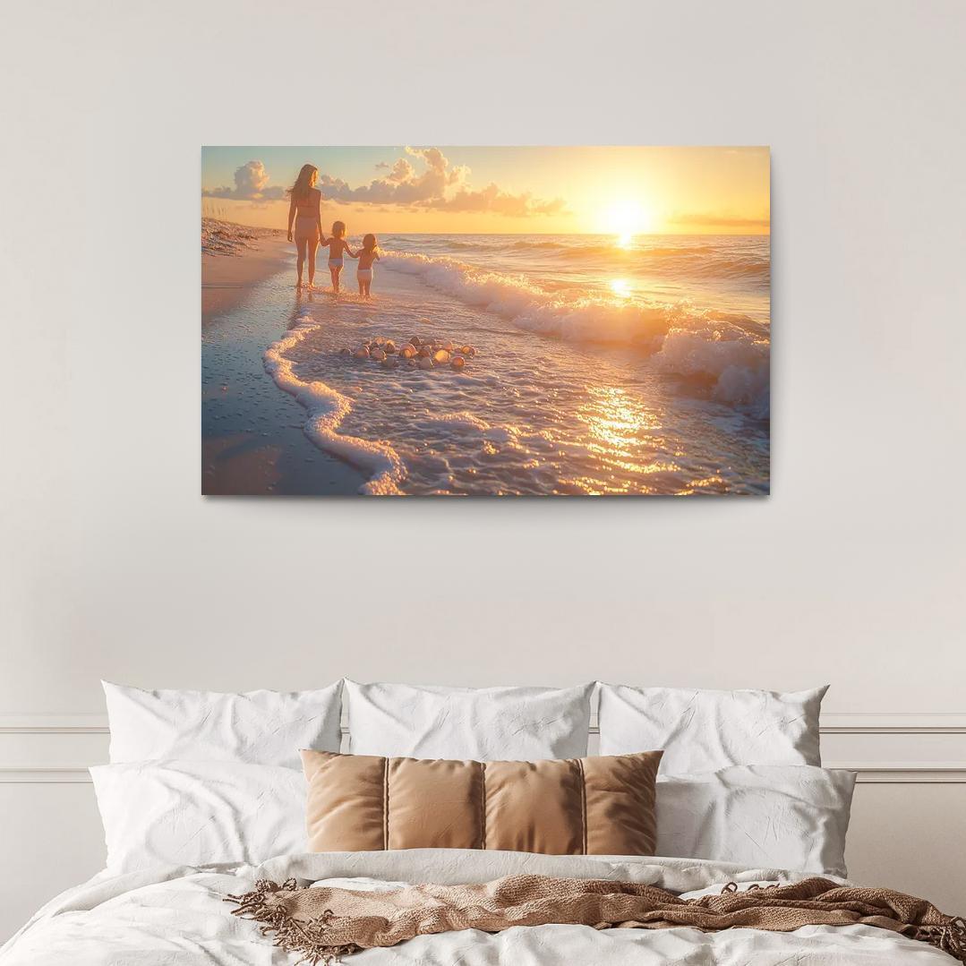 Waves Of Love The Depth Of Motherhood Custom Paintings Frame