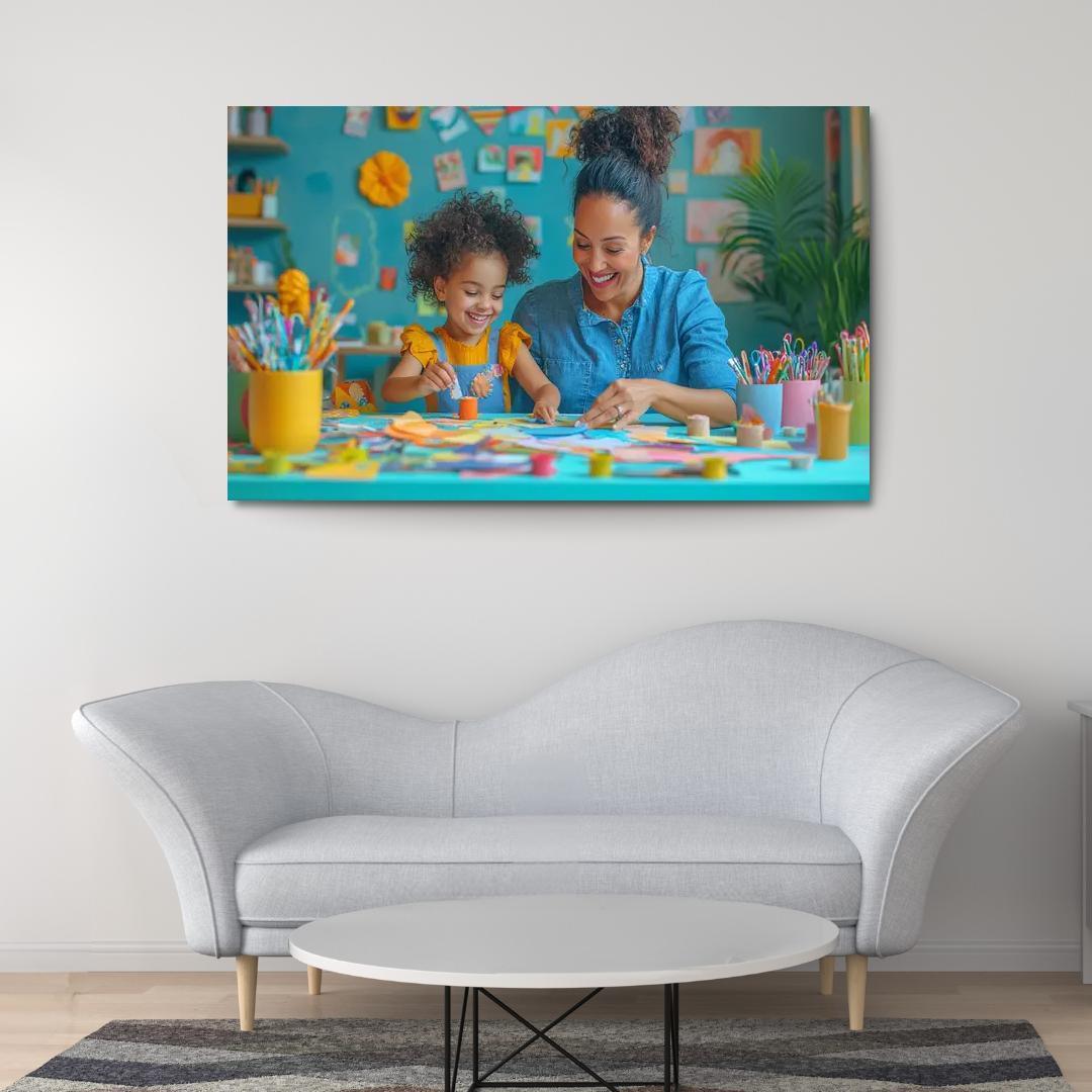 Crafting Memories The Art Of Togetherness Custom Paintings Frame