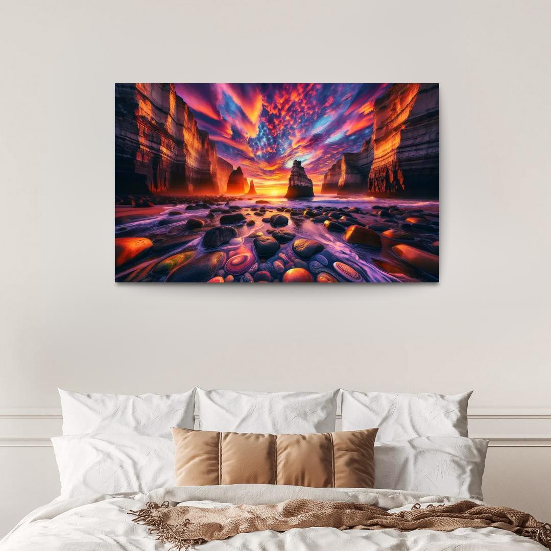 Sunset Cliffs A Photographer's Dream Custom Paintings Frame