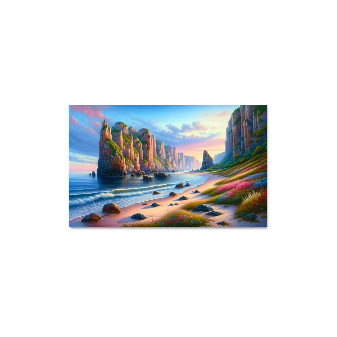 Ocean Whisper Sound Therapy Beach Premium Artwork Frames