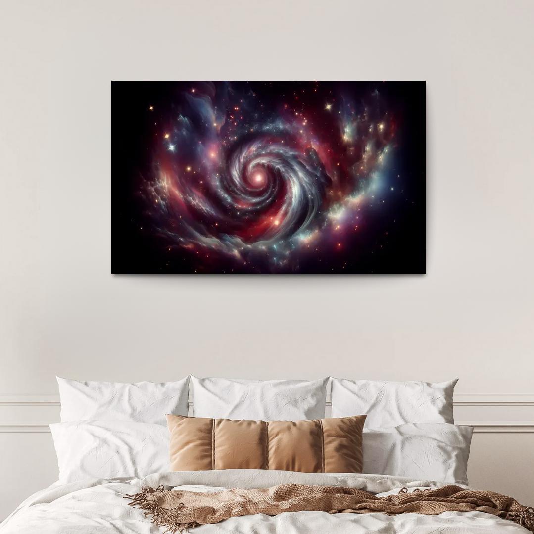 The Curious Case of Dark Matter Halos 1 Piece HD Canvas Wall Art-Original Frame