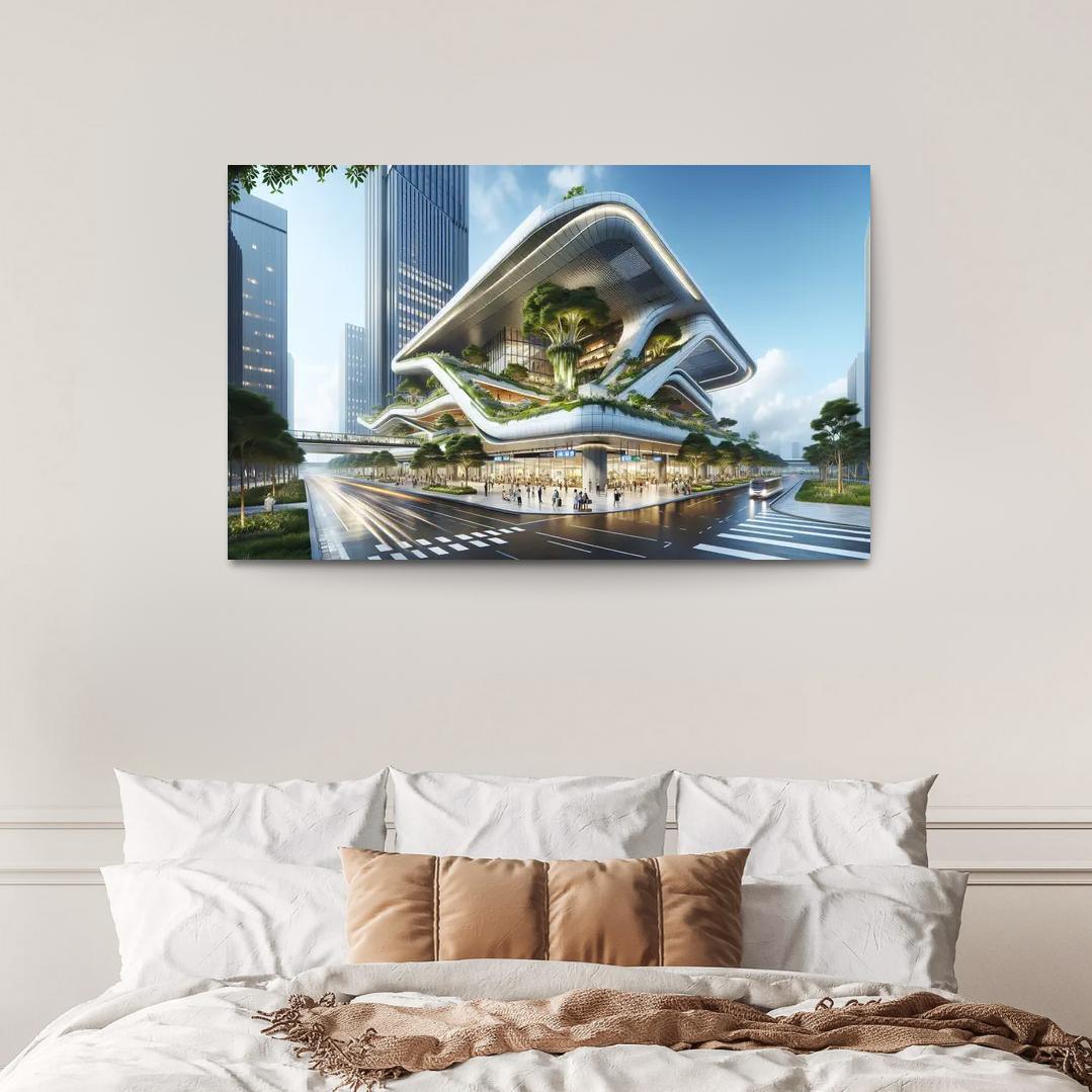 Transformative Transit Stations Custom Paintings Frame