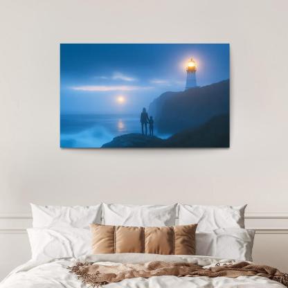 The Lighthouse Of Love Guiding Through Storms One-piece Frames