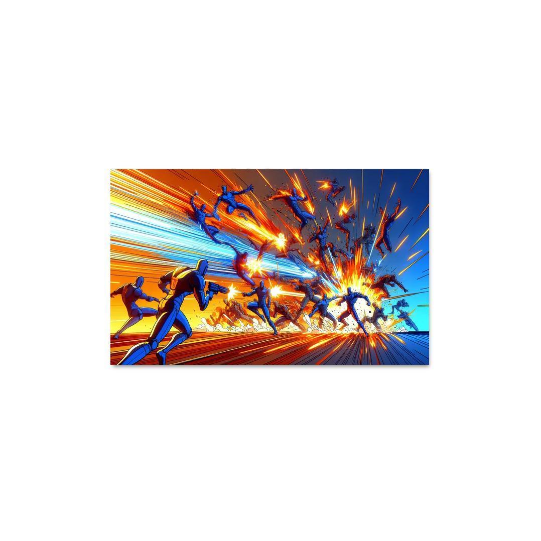 Dragon Ball Z Energy 1 Piece HD Canvas Wall Art-Original Frame