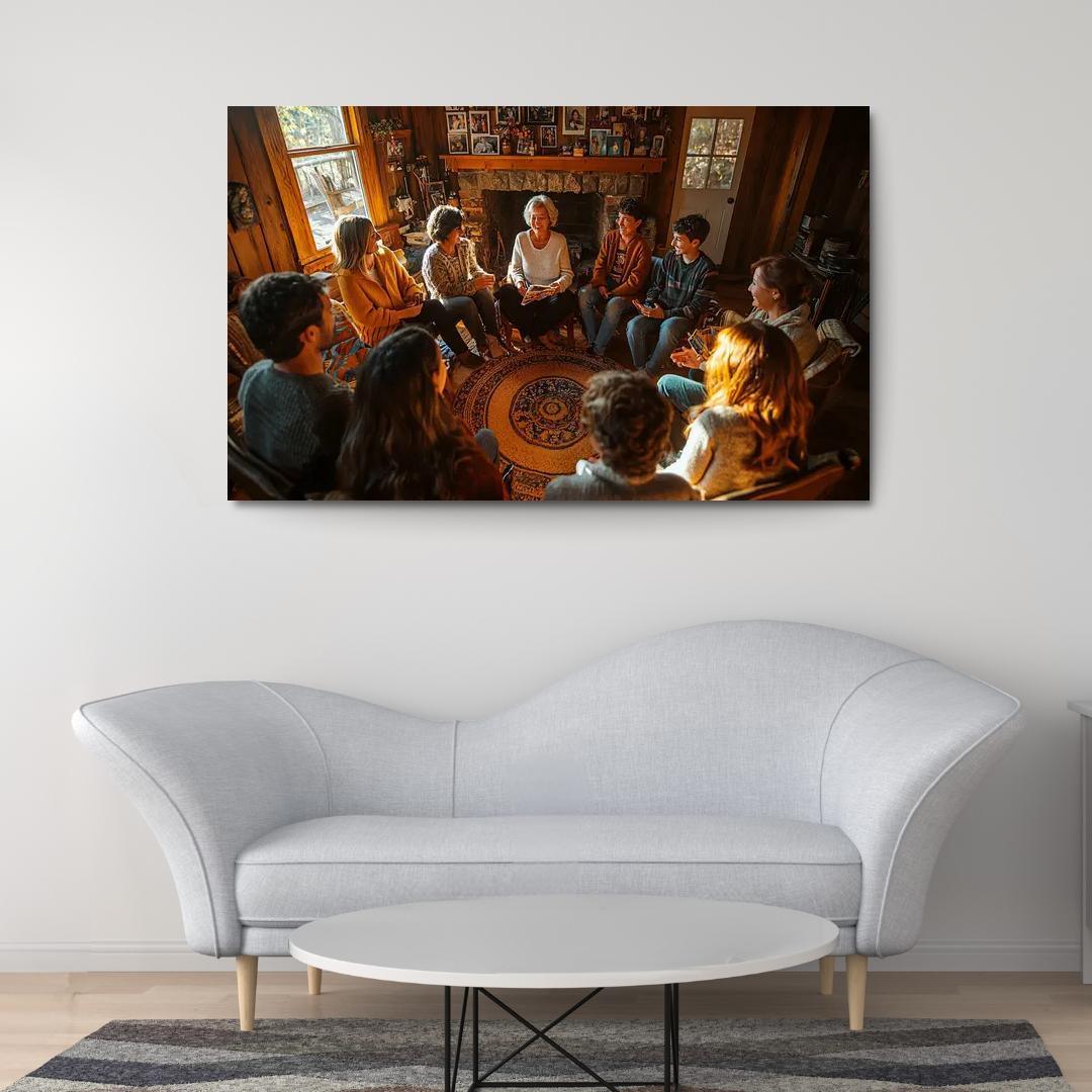 The Ties That Bind A Mothers Connection Canvas Paintings Frame