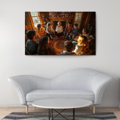 The Ties That Bind A Mothers Connection Canvas Paintings Frame