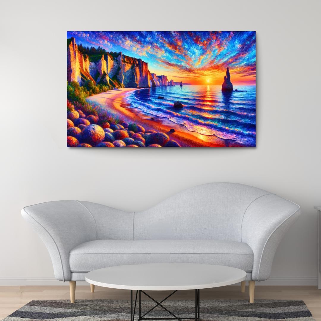 Seaside Enclave Artistic Inspiration Premium Artwork Frames