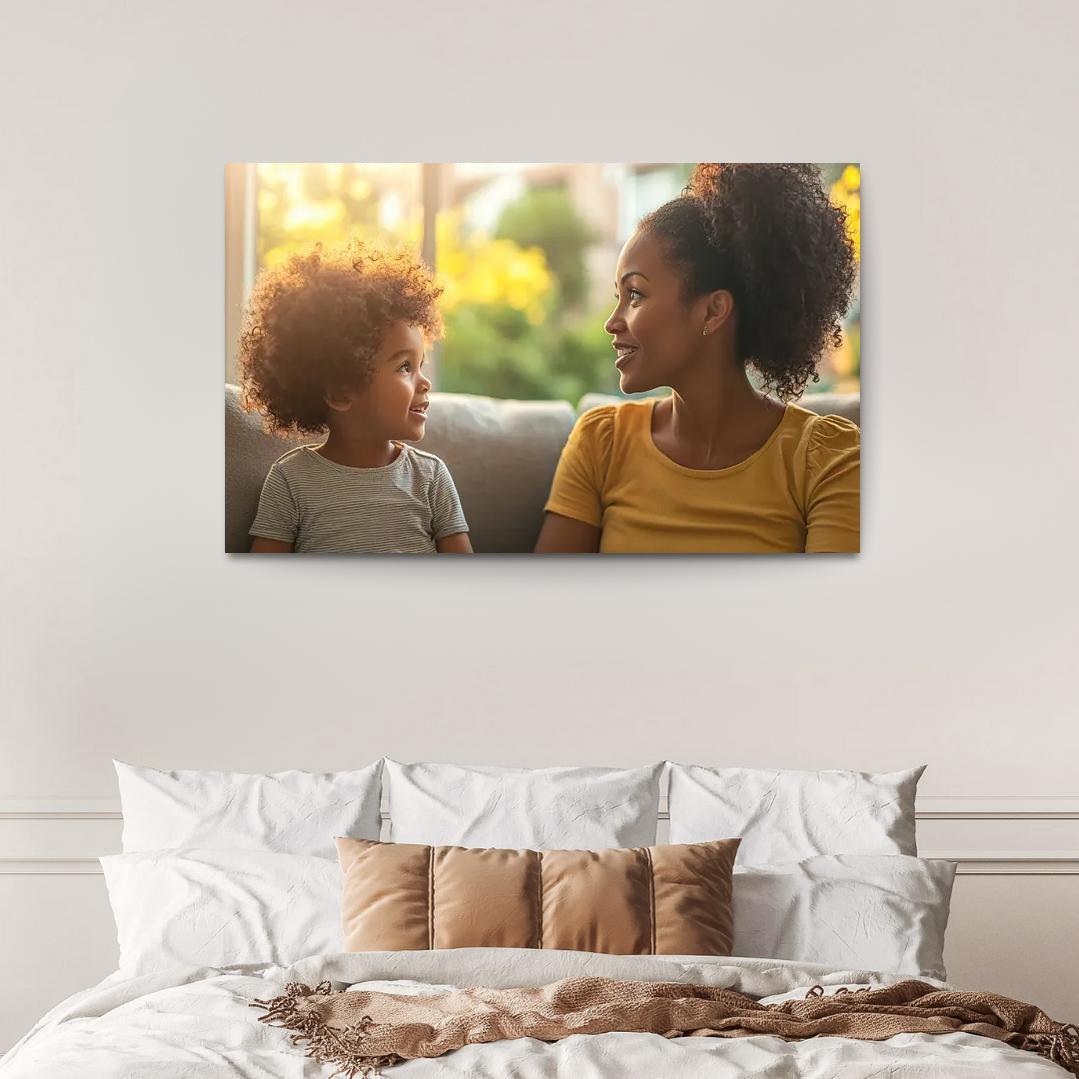The Strength Of Her Voice A Mothers Empowering Words Canvas Paintings Frame