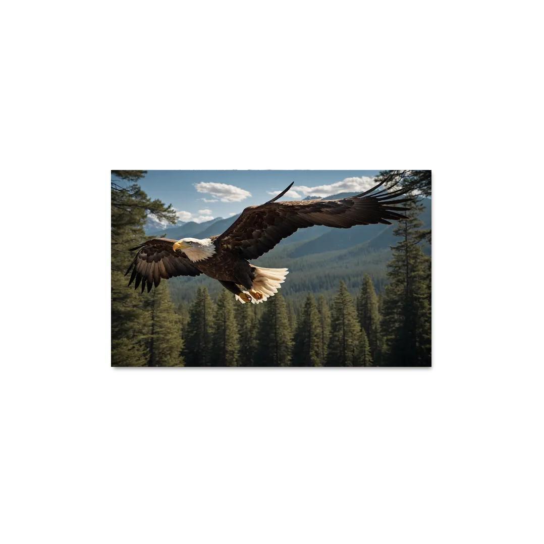 The Majestic Bald Eagle Symbol Of Freedom Canvas Paintings Frame