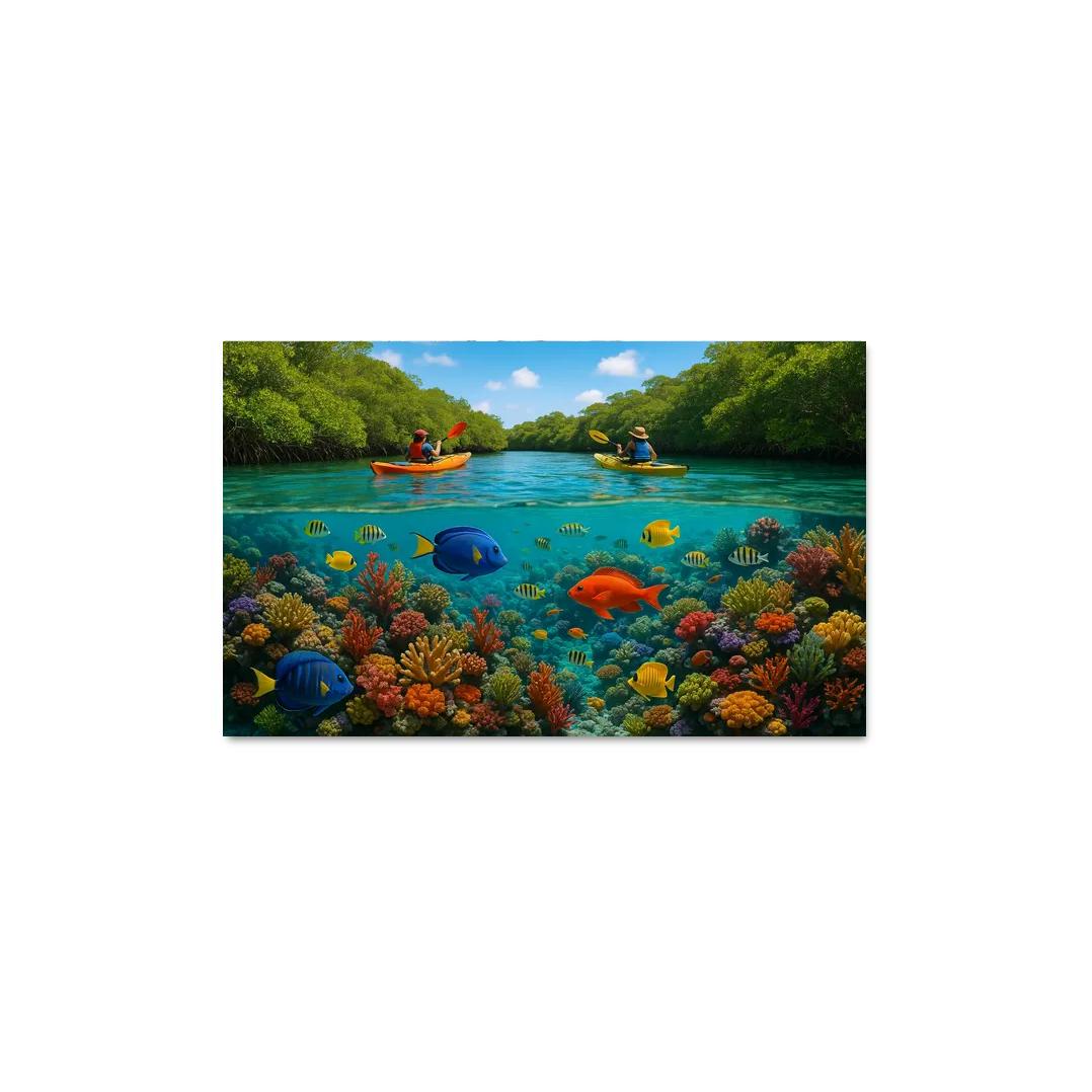 Coral Bay Adventure And Eco-tourism Custom Paintings Frame