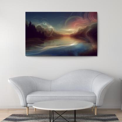 The Symphony of Silence 1 Piece HD Canvas Wall Art-Original Frame
