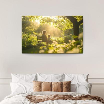 In Every Breath The Essence Of Motherhood Custom Paintings Frame