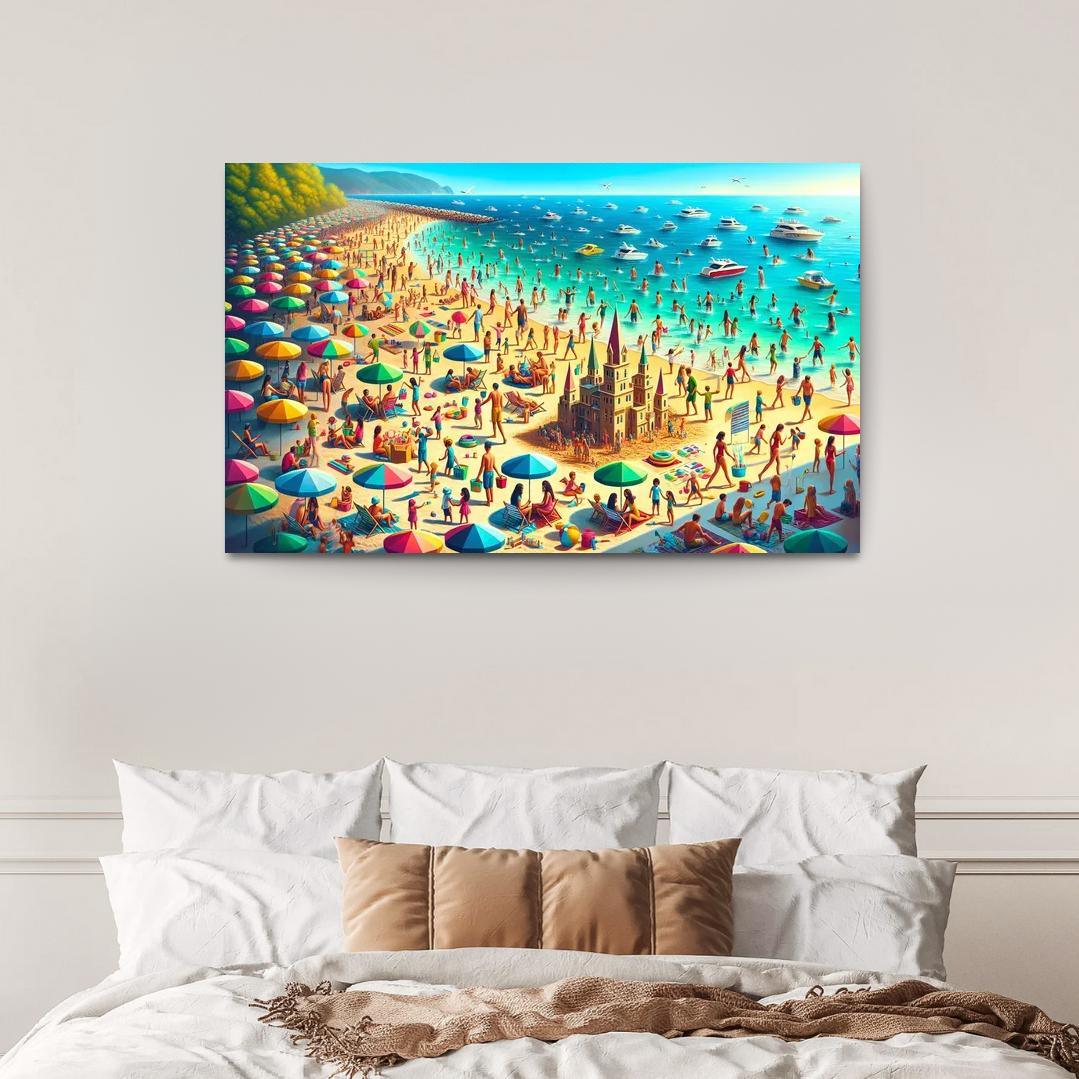 Enchanted Beach Family Adventure Zone Custom Paintings Frame