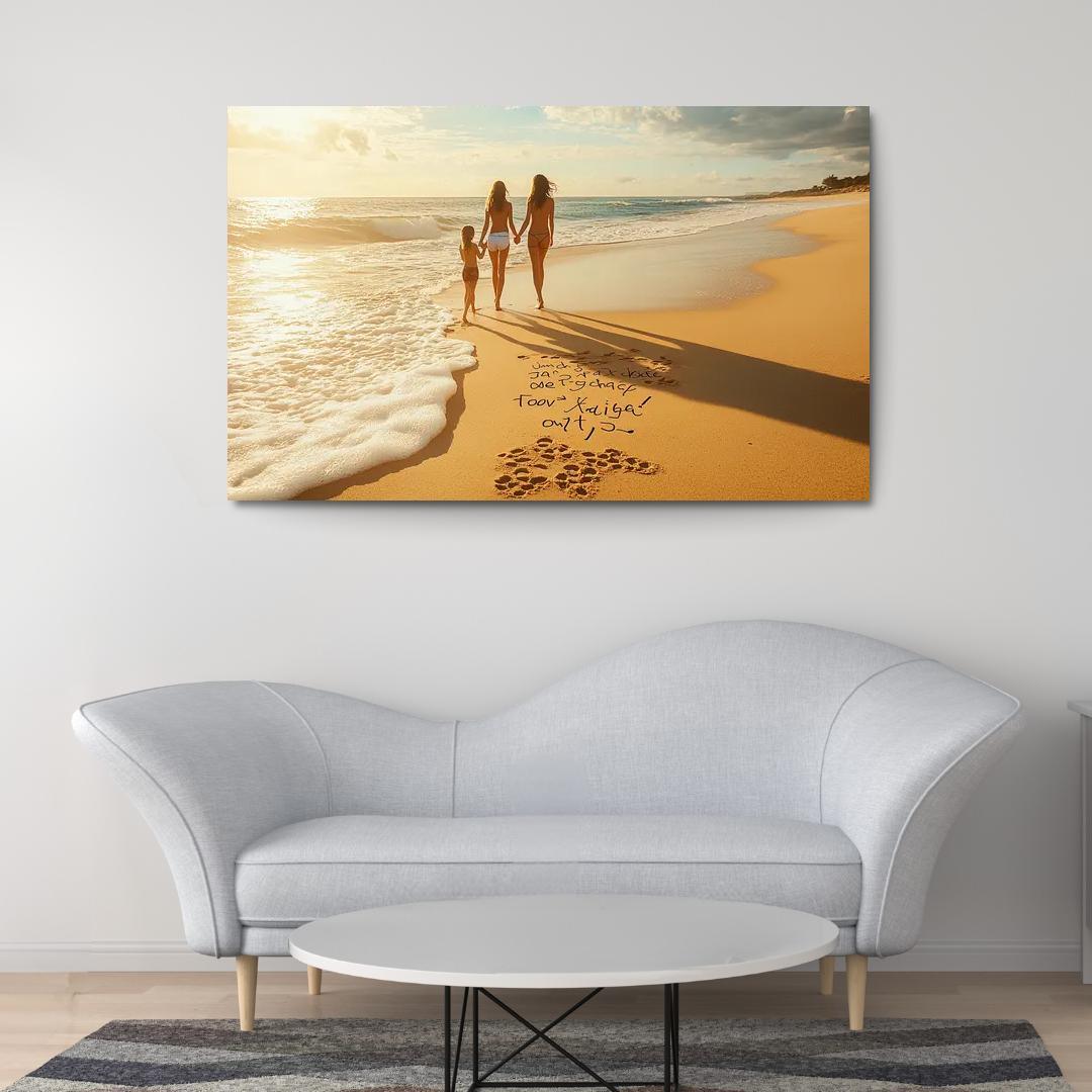 Footprints In The Sand A Mothers Journey One-piece Frames