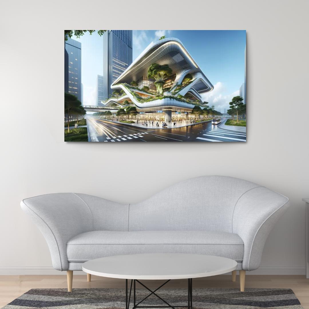 Transformative Transit Stations Custom Paintings Frame