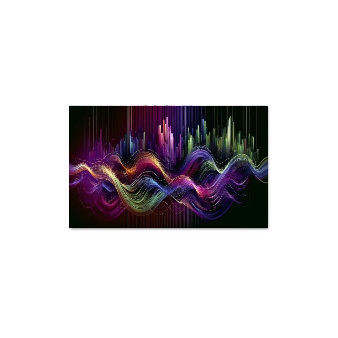 Musical Echoes Harmony 1 Piece HD Canvas Wall Art-Original Frame