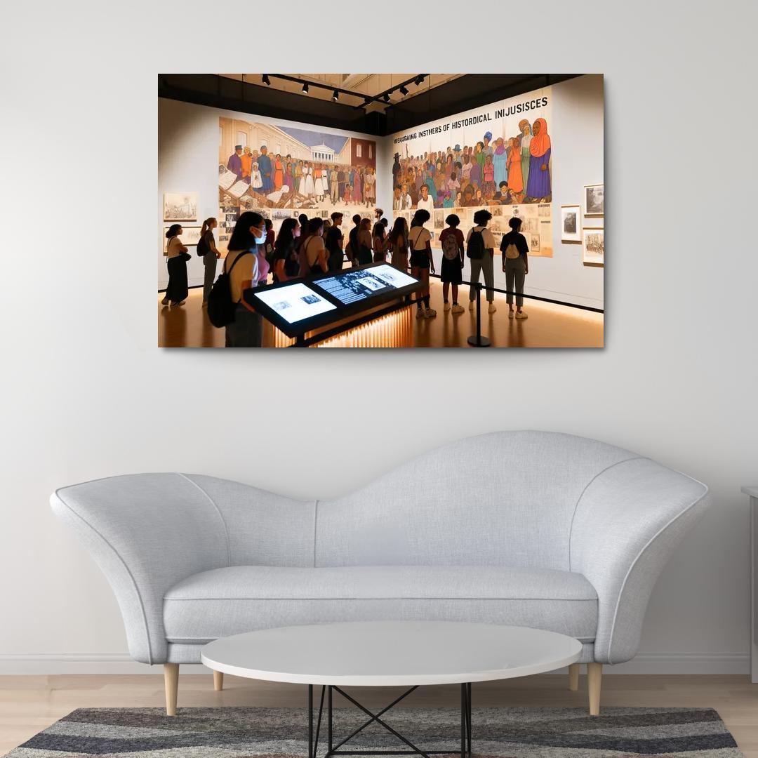 Shadows Of The Past Art On Historical Injustice Framed Paintings