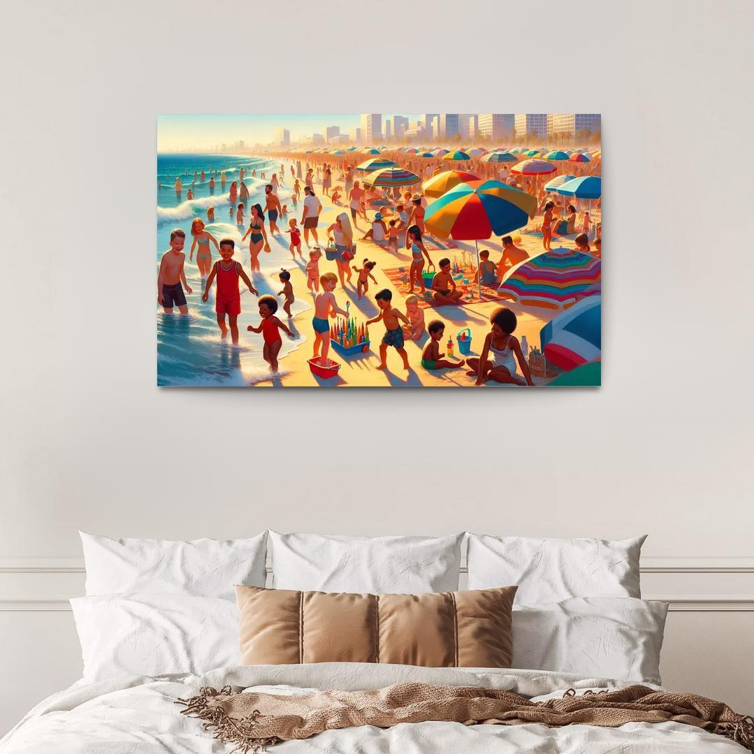 Gentle Bay Family Fun Zone Abstract Paintings Frame