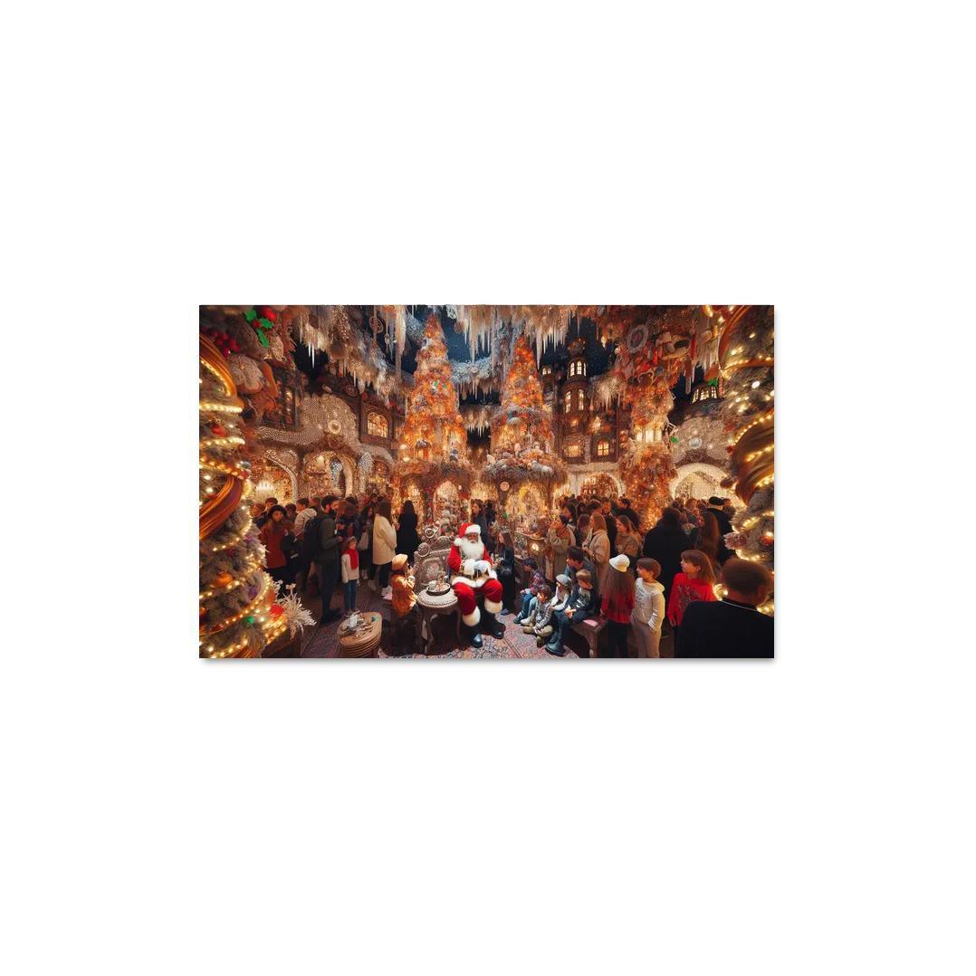 Harrods Christmas Grotto - United Kingdom Modern Paintings Frame