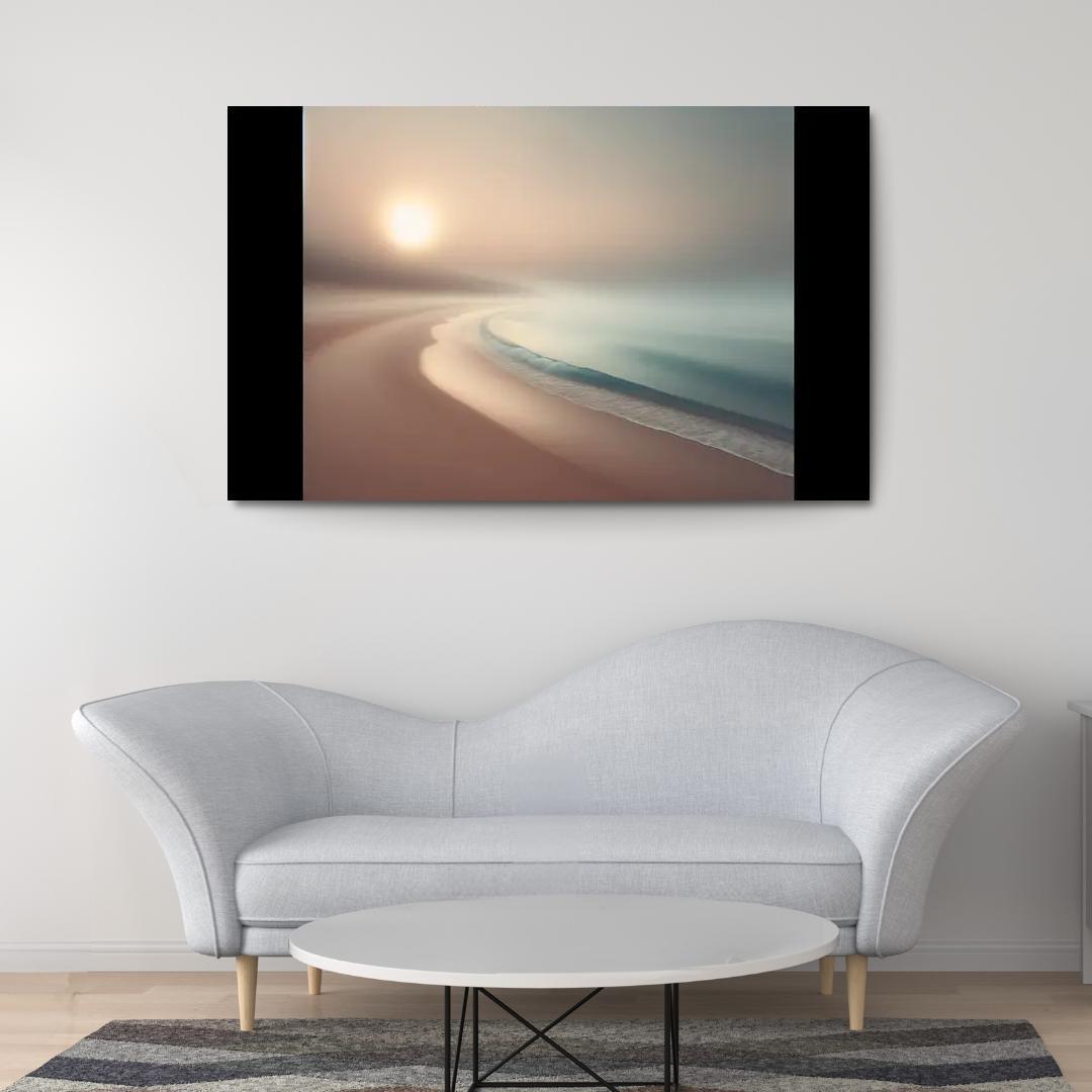Misty Isle Beach Premium Artwork Frames
