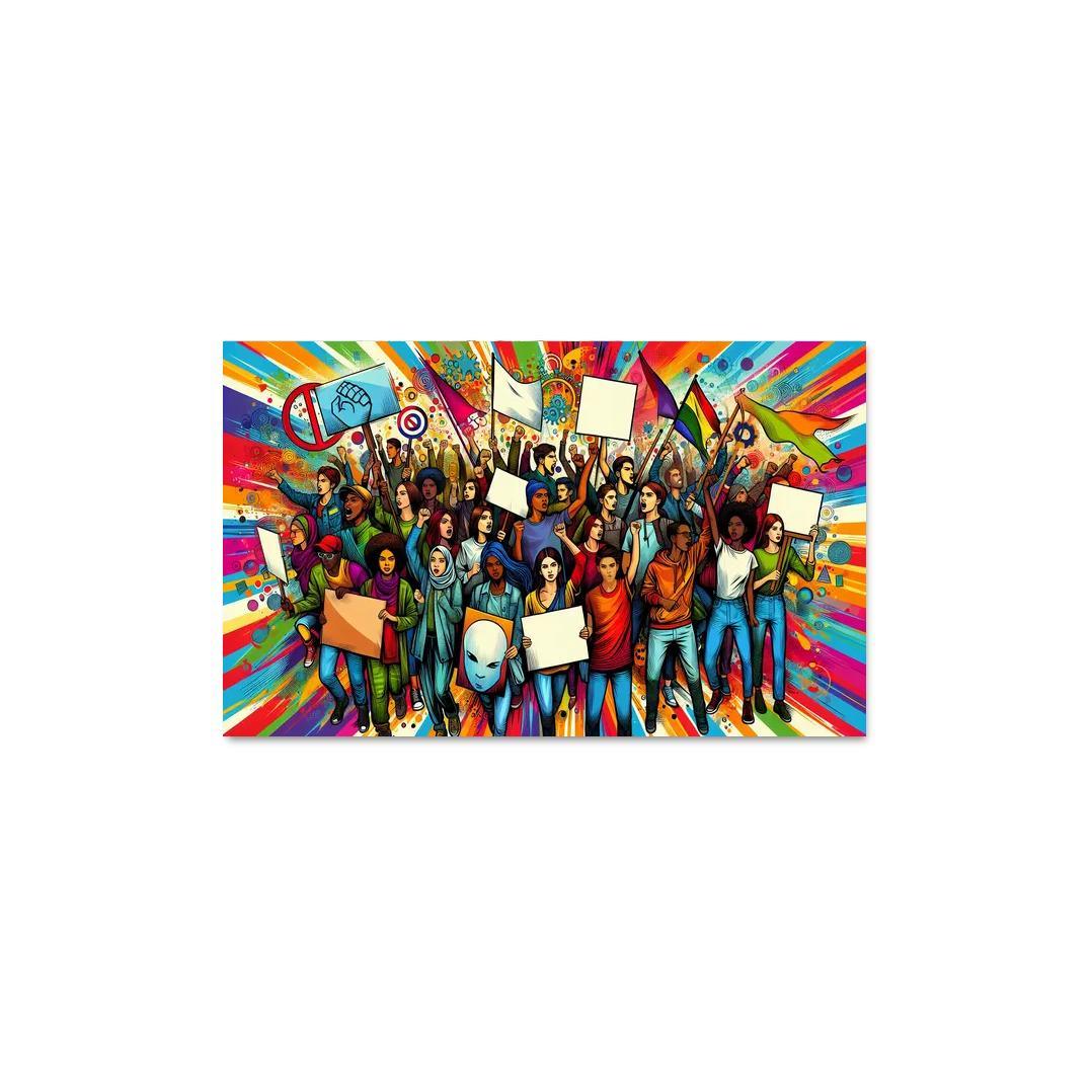 Youth Voices The Power Of Future Generations Multi-panel Paintings