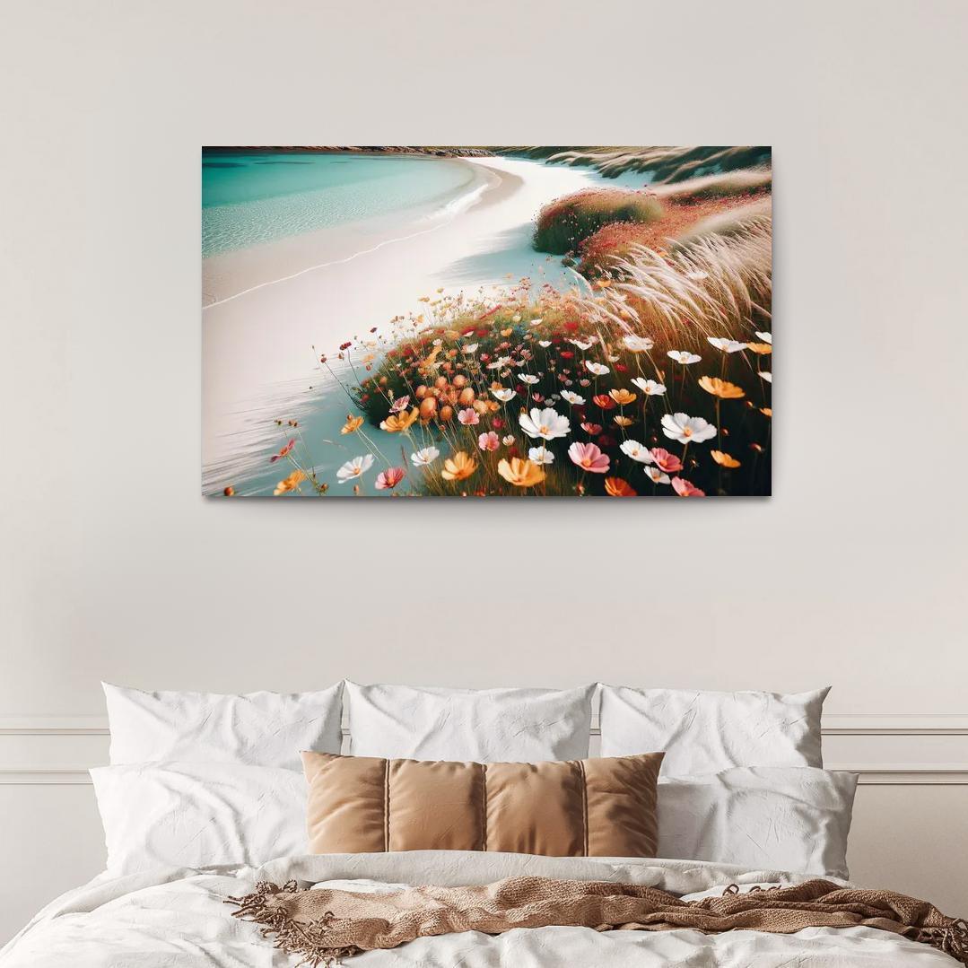 Wildflower Beach Nature's Canvas Premium Artwork Frames