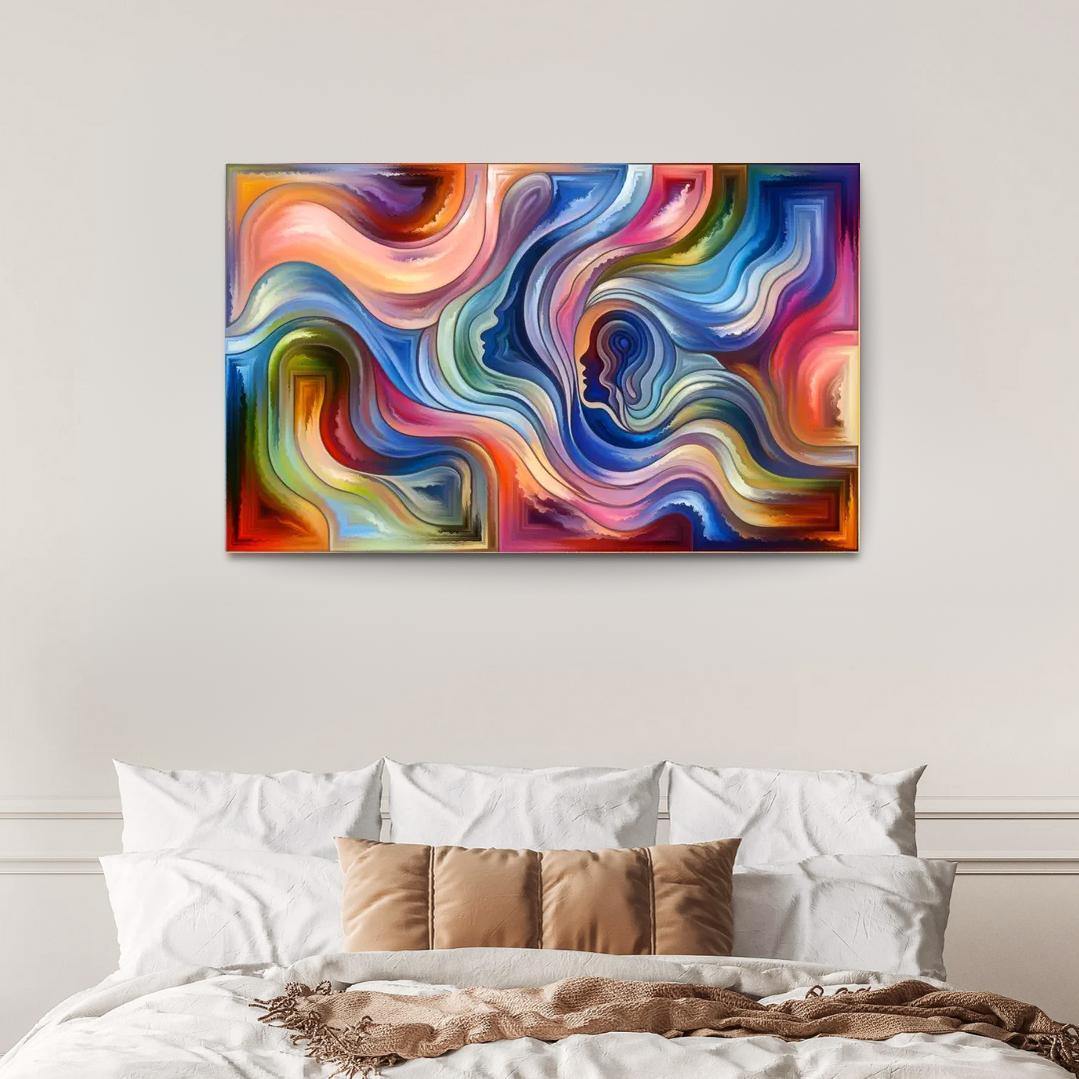 Chronicles of Emotion 1 Piece HD Canvas Wall Art-Original Frame