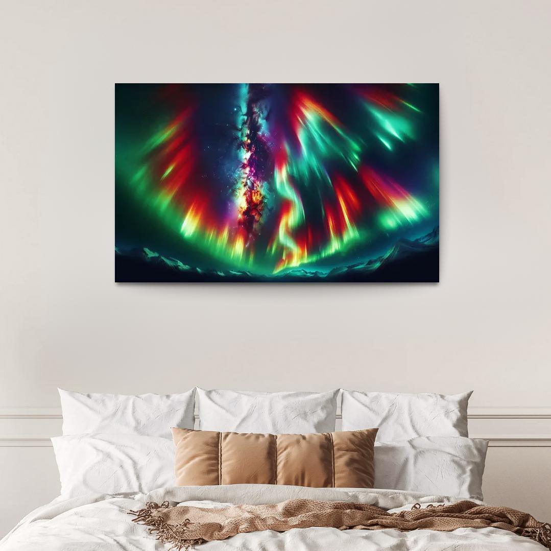 The Dance Of The Solar Wind And Magnetic Fields Abstract Paintings Frame